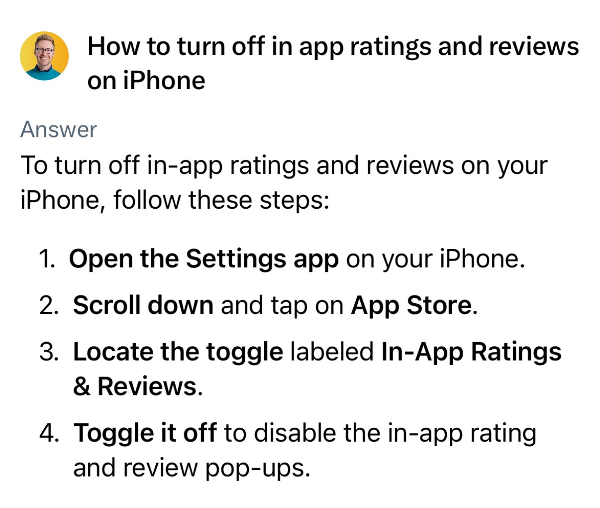 iPhone tip