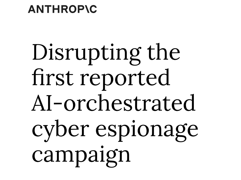 Diagram of AI orchestrated cyber espionage workflow